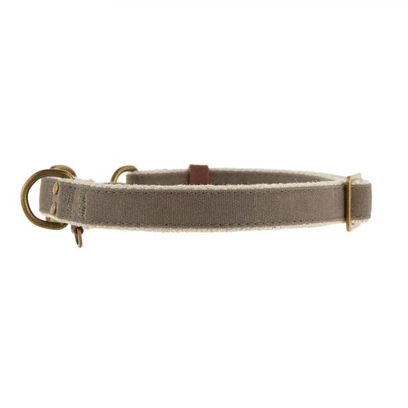 Top Paw Waxed Canvas Water Repellent Dog Collar Two‎ Tone Large - Picture 1 of 5